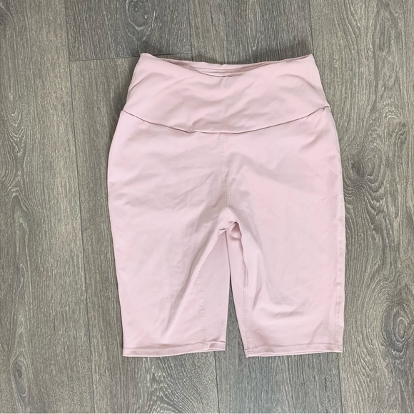 Ryderwear Scrunch Bum Biker Shorts Pink High Rise Waist Size Small - Picture 2 of 8